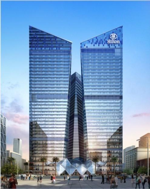 成都希尔顿酒店 120000CMH油烟净化器